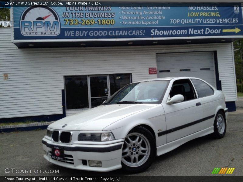 Alpine White / Black 1997 BMW 3 Series 318ti Coupe