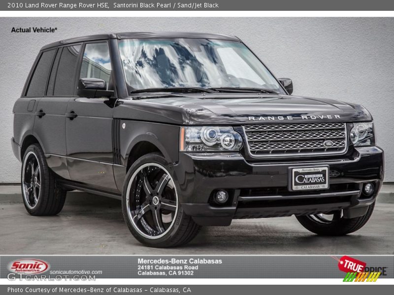 Santorini Black Pearl / Sand/Jet Black 2010 Land Rover Range Rover HSE