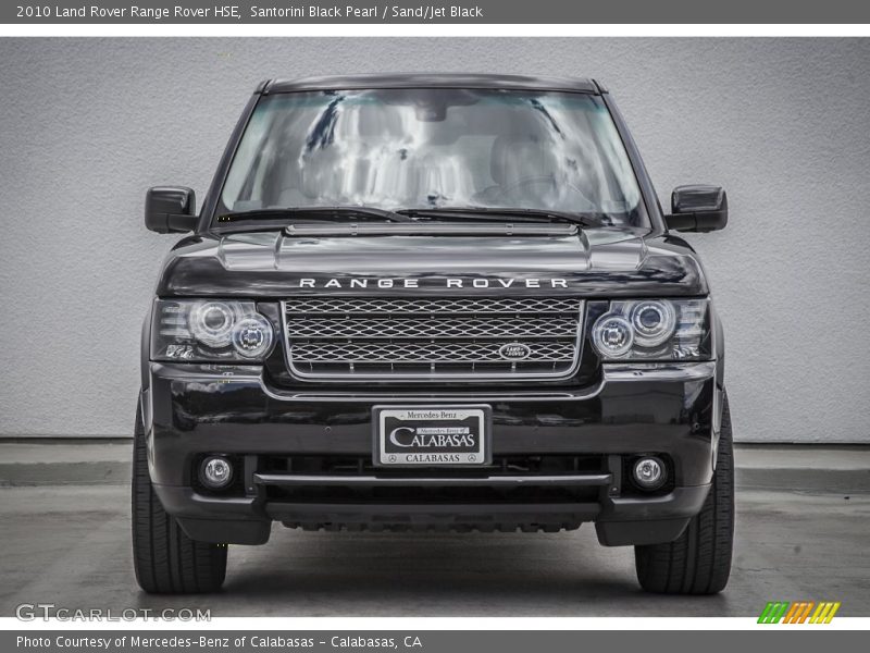 Santorini Black Pearl / Sand/Jet Black 2010 Land Rover Range Rover HSE