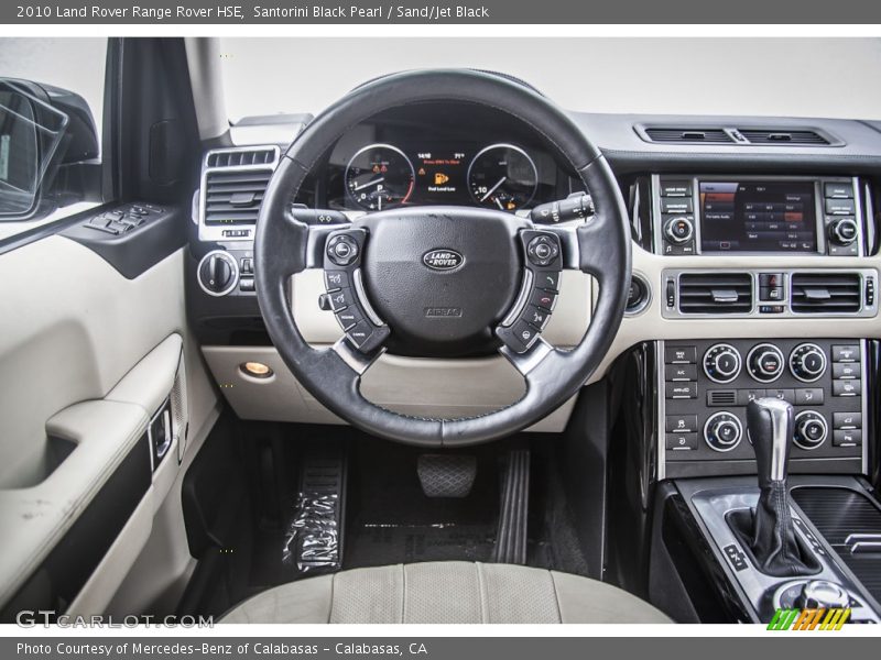 Santorini Black Pearl / Sand/Jet Black 2010 Land Rover Range Rover HSE