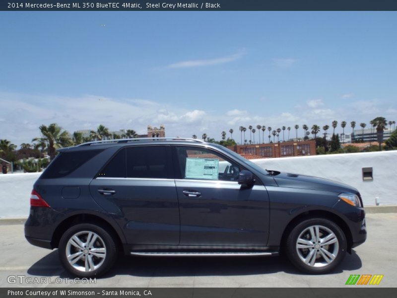 Steel Grey Metallic / Black 2014 Mercedes-Benz ML 350 BlueTEC 4Matic