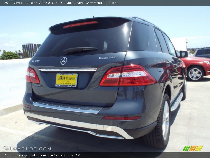 Steel Grey Metallic / Black 2014 Mercedes-Benz ML 350 BlueTEC 4Matic