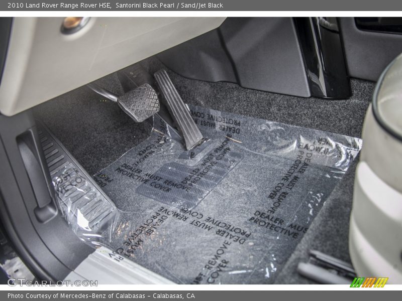 Santorini Black Pearl / Sand/Jet Black 2010 Land Rover Range Rover HSE