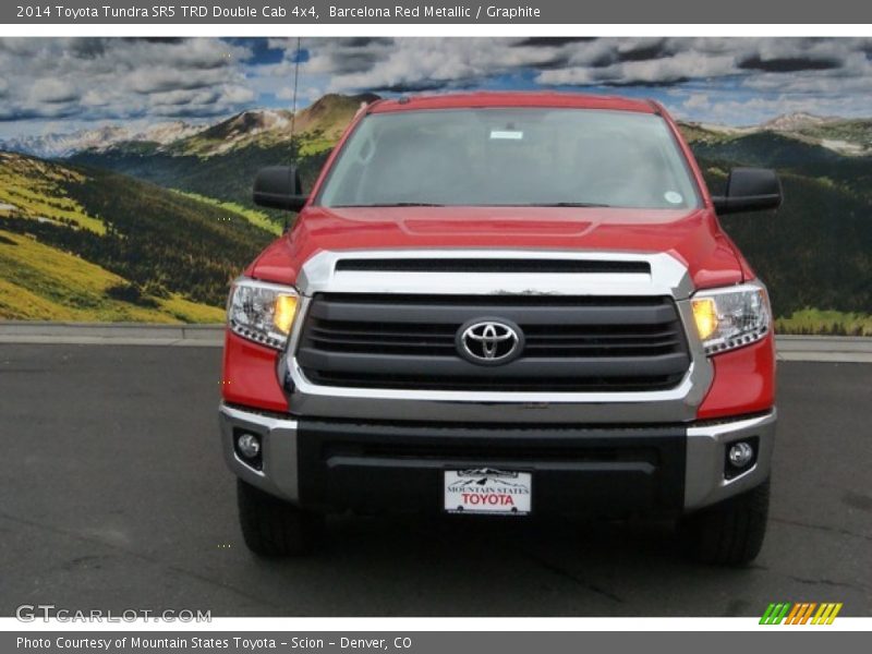 Barcelona Red Metallic / Graphite 2014 Toyota Tundra SR5 TRD Double Cab 4x4