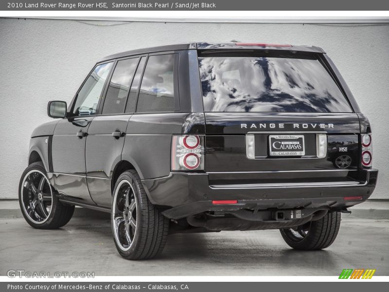 Santorini Black Pearl / Sand/Jet Black 2010 Land Rover Range Rover HSE
