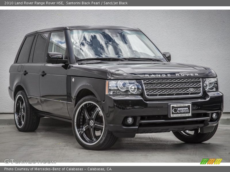 Santorini Black Pearl / Sand/Jet Black 2010 Land Rover Range Rover HSE