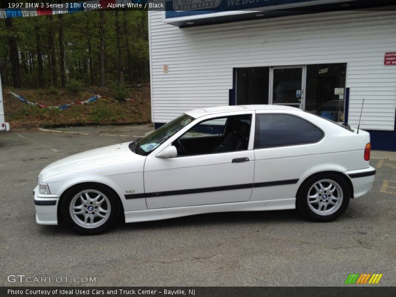 Alpine White / Black 1997 BMW 3 Series 318ti Coupe