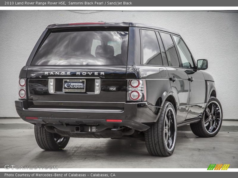 Santorini Black Pearl / Sand/Jet Black 2010 Land Rover Range Rover HSE