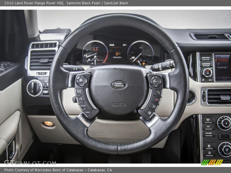 Santorini Black Pearl / Sand/Jet Black 2010 Land Rover Range Rover HSE