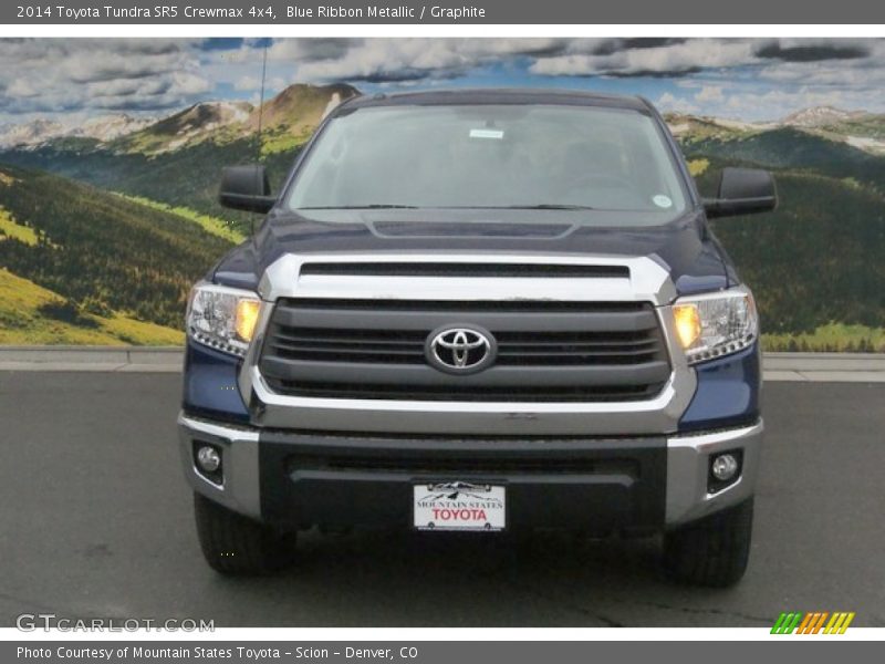 Blue Ribbon Metallic / Graphite 2014 Toyota Tundra SR5 Crewmax 4x4