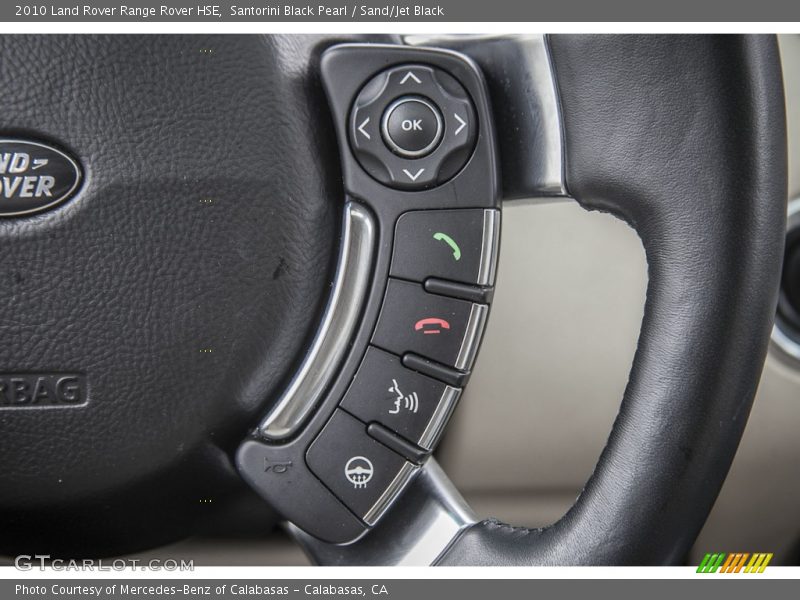 Santorini Black Pearl / Sand/Jet Black 2010 Land Rover Range Rover HSE