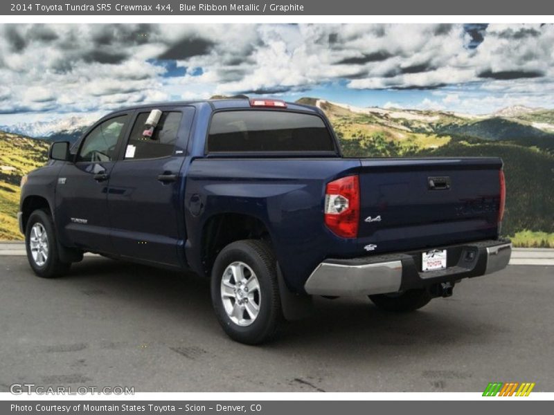 Blue Ribbon Metallic / Graphite 2014 Toyota Tundra SR5 Crewmax 4x4