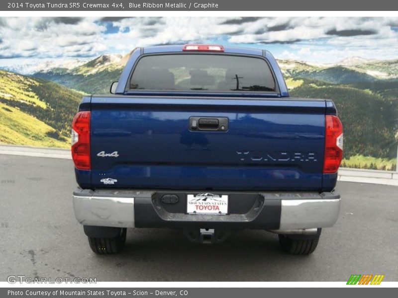 Blue Ribbon Metallic / Graphite 2014 Toyota Tundra SR5 Crewmax 4x4