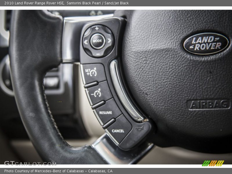 Santorini Black Pearl / Sand/Jet Black 2010 Land Rover Range Rover HSE