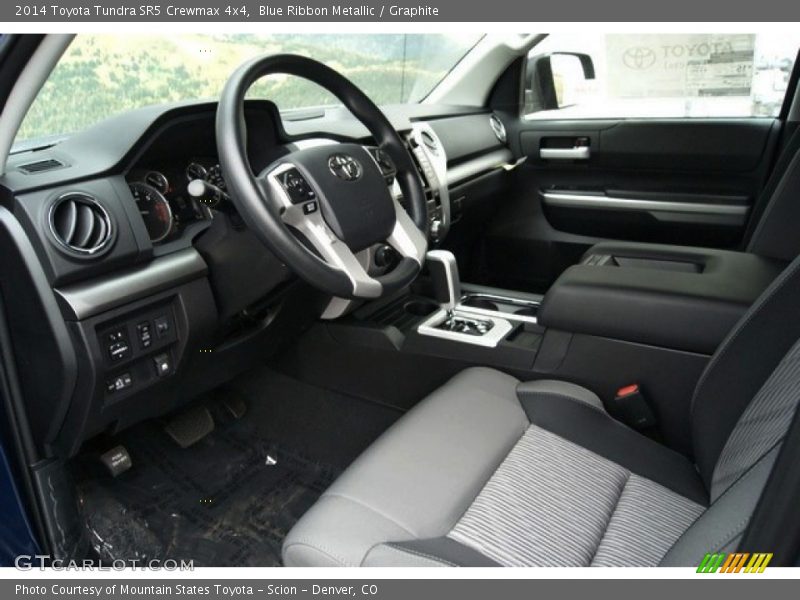 Blue Ribbon Metallic / Graphite 2014 Toyota Tundra SR5 Crewmax 4x4
