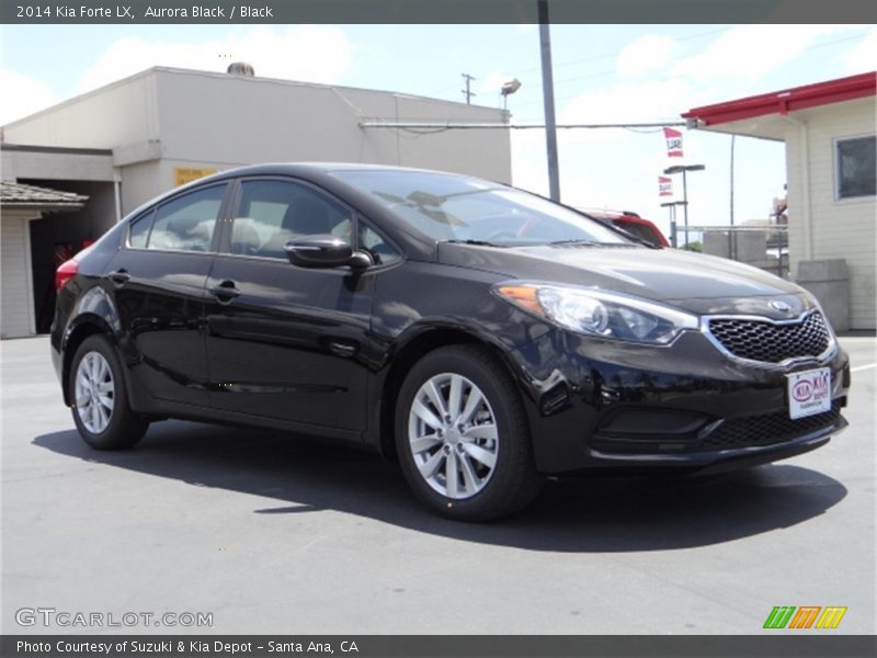 Aurora Black / Black 2014 Kia Forte LX