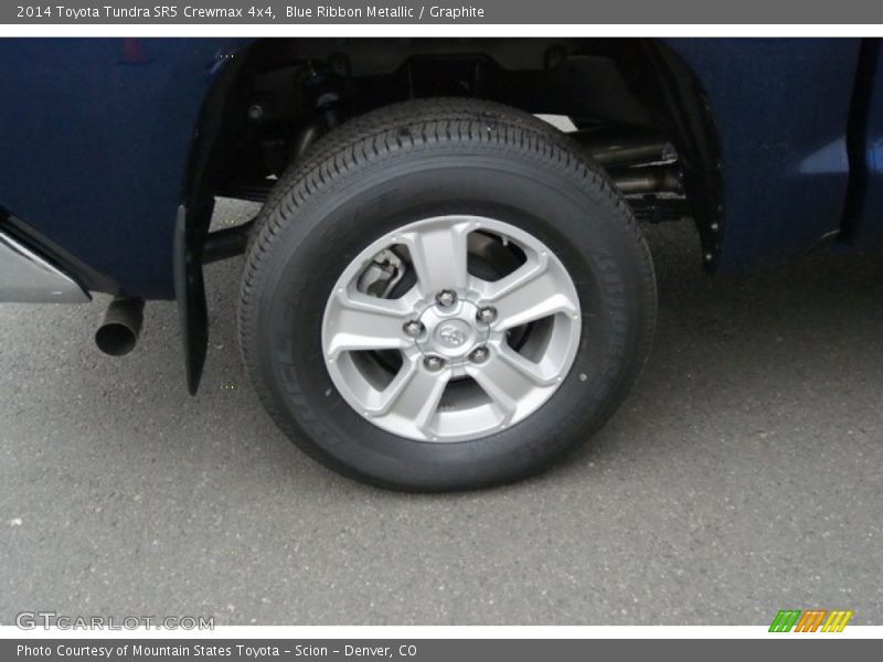 Blue Ribbon Metallic / Graphite 2014 Toyota Tundra SR5 Crewmax 4x4