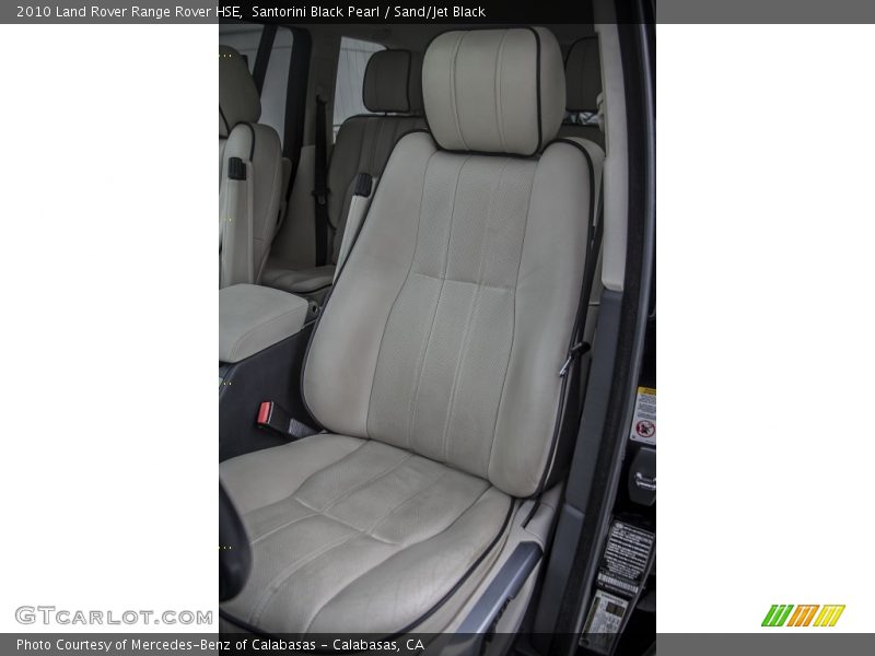Santorini Black Pearl / Sand/Jet Black 2010 Land Rover Range Rover HSE