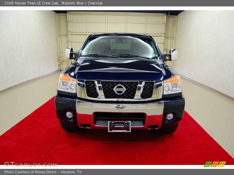 Majestic Blue / Charcoal 2008 Nissan Titan LE Crew Cab