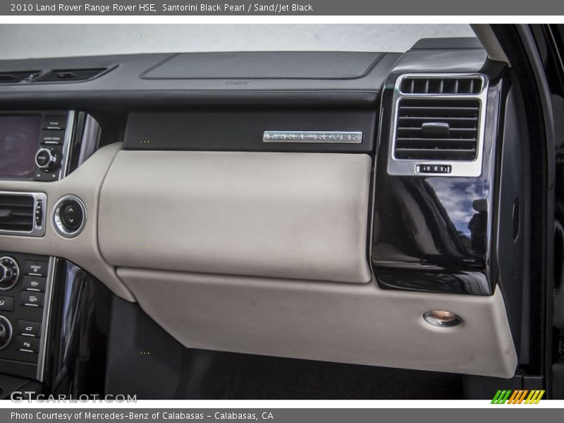 Santorini Black Pearl / Sand/Jet Black 2010 Land Rover Range Rover HSE