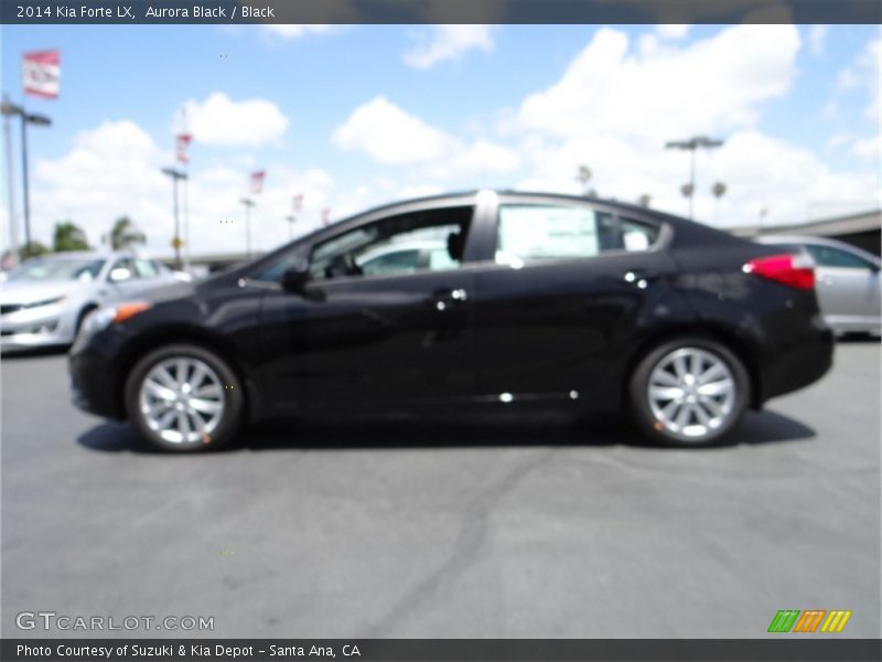 Aurora Black / Black 2014 Kia Forte LX