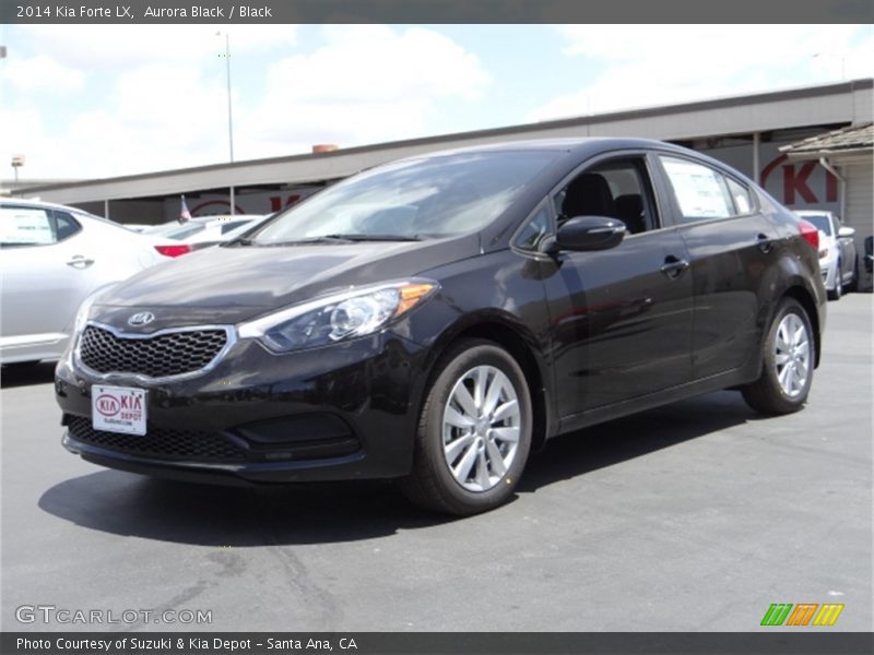 Aurora Black / Black 2014 Kia Forte LX