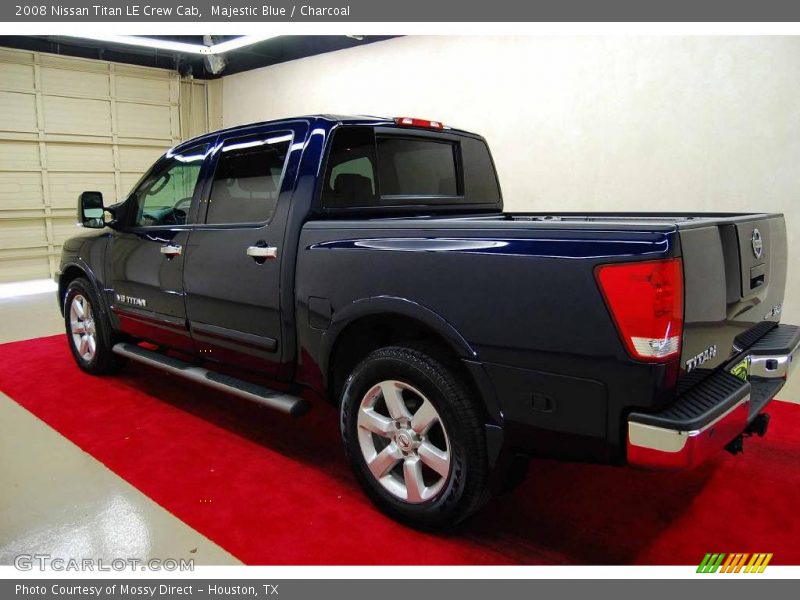 Majestic Blue / Charcoal 2008 Nissan Titan LE Crew Cab
