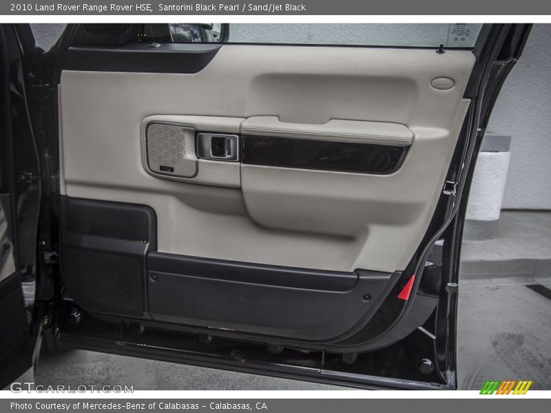Santorini Black Pearl / Sand/Jet Black 2010 Land Rover Range Rover HSE