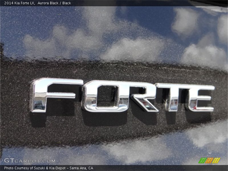 Aurora Black / Black 2014 Kia Forte LX