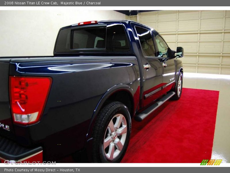 Majestic Blue / Charcoal 2008 Nissan Titan LE Crew Cab