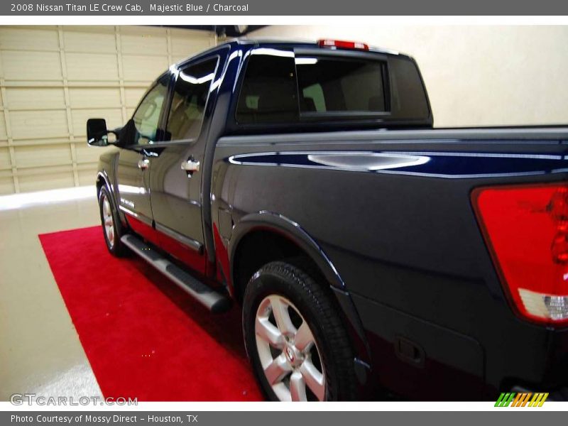 Majestic Blue / Charcoal 2008 Nissan Titan LE Crew Cab