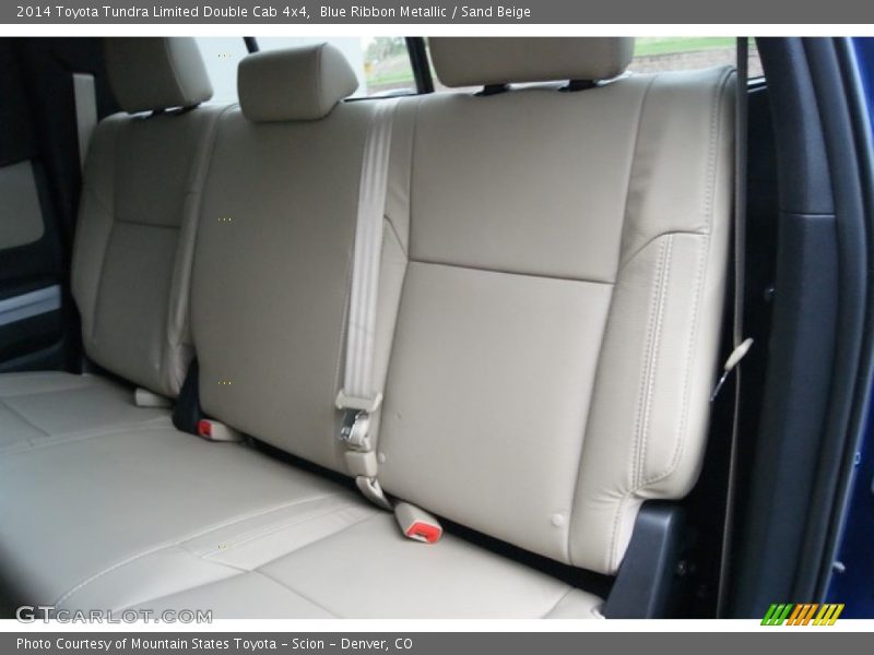 Blue Ribbon Metallic / Sand Beige 2014 Toyota Tundra Limited Double Cab 4x4