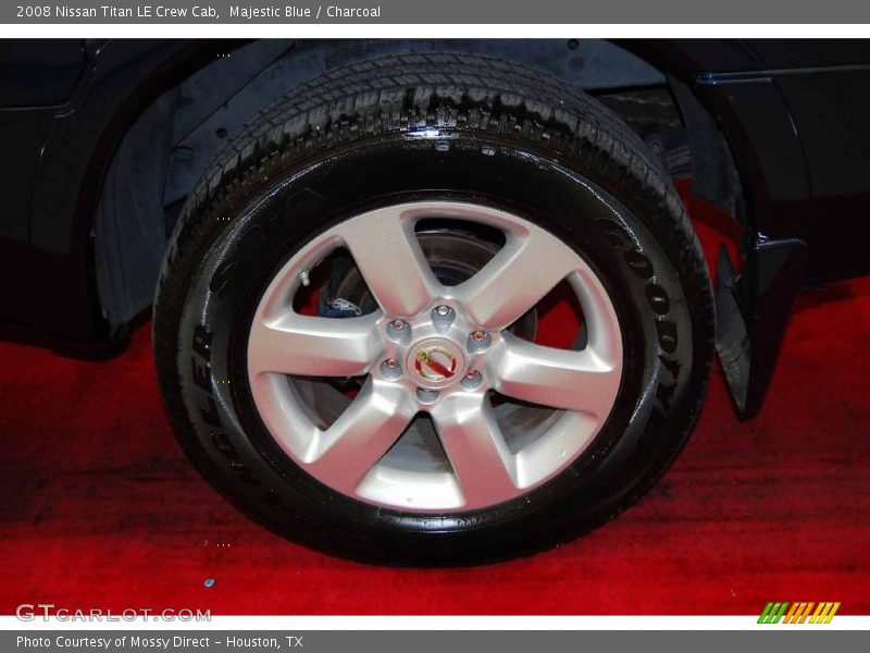 Majestic Blue / Charcoal 2008 Nissan Titan LE Crew Cab