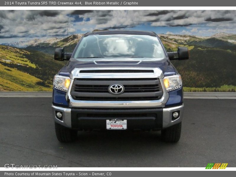 Blue Ribbon Metallic / Graphite 2014 Toyota Tundra SR5 TRD Crewmax 4x4