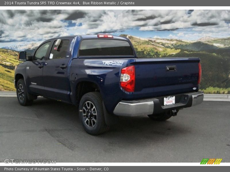 Blue Ribbon Metallic / Graphite 2014 Toyota Tundra SR5 TRD Crewmax 4x4