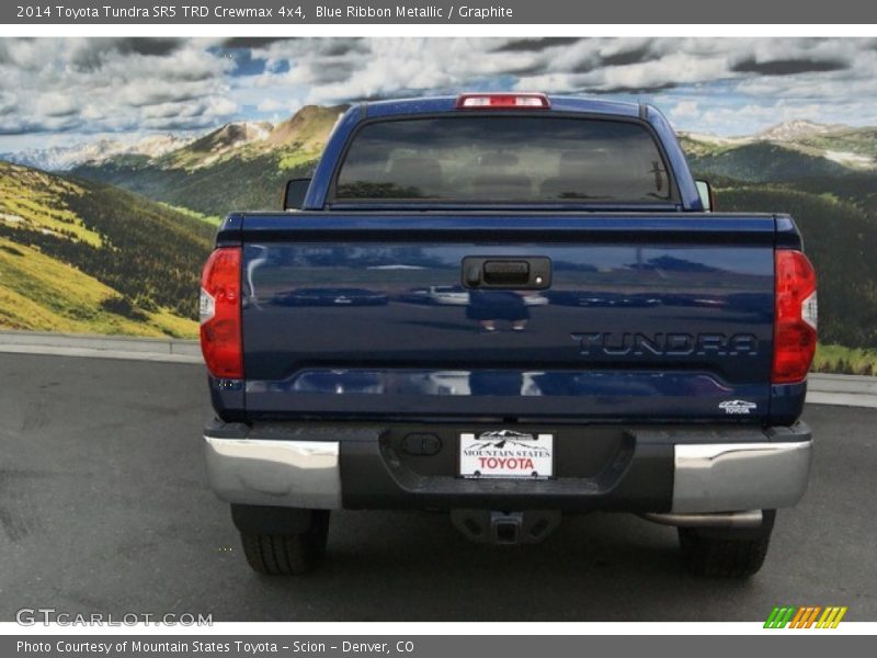Blue Ribbon Metallic / Graphite 2014 Toyota Tundra SR5 TRD Crewmax 4x4