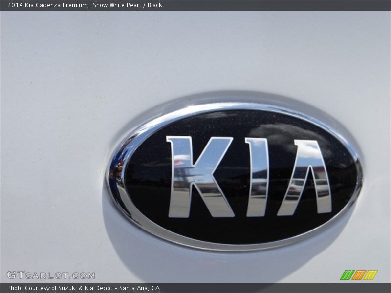 Snow White Pearl / Black 2014 Kia Cadenza Premium