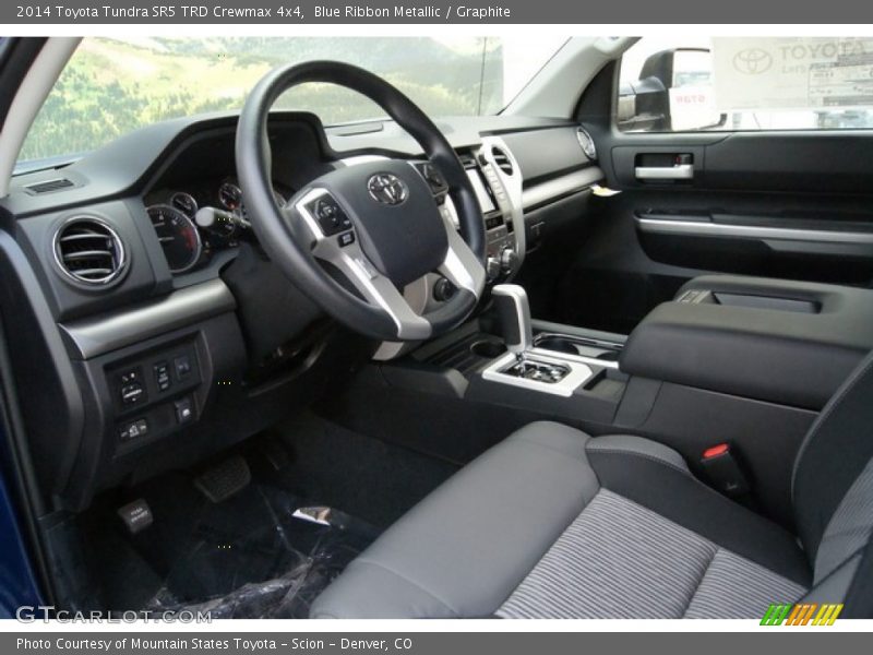 Blue Ribbon Metallic / Graphite 2014 Toyota Tundra SR5 TRD Crewmax 4x4