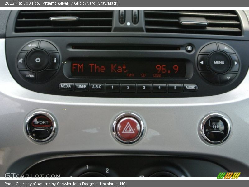 Argento (Silver) / Grigio/Nero (Gray/Black) 2013 Fiat 500 Pop