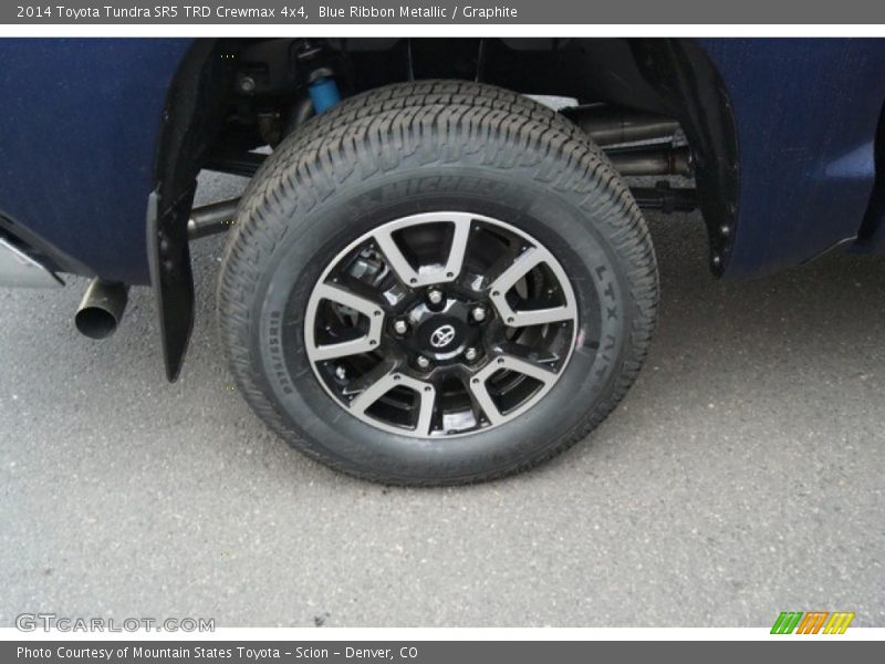 Blue Ribbon Metallic / Graphite 2014 Toyota Tundra SR5 TRD Crewmax 4x4