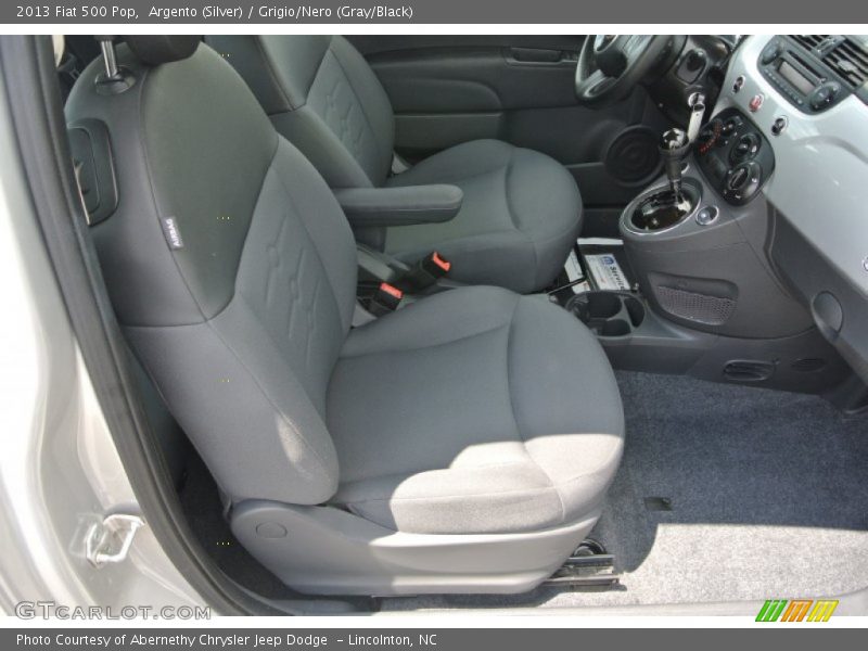 Argento (Silver) / Grigio/Nero (Gray/Black) 2013 Fiat 500 Pop