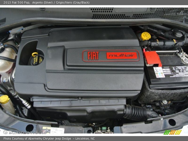 Argento (Silver) / Grigio/Nero (Gray/Black) 2013 Fiat 500 Pop