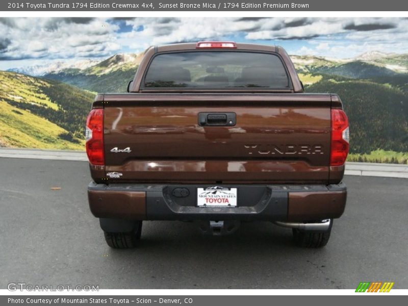 Sunset Bronze Mica / 1794 Edition Premium Brown 2014 Toyota Tundra 1794 Edition Crewmax 4x4