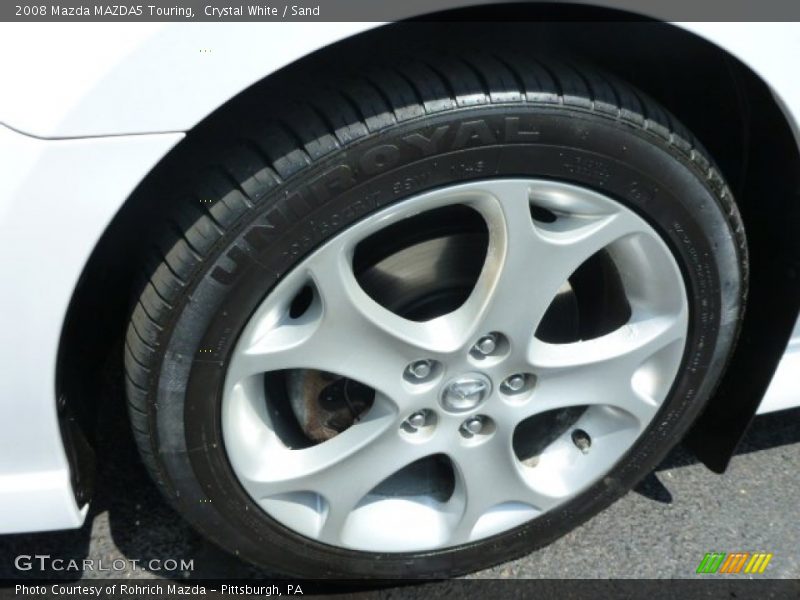Crystal White / Sand 2008 Mazda MAZDA5 Touring