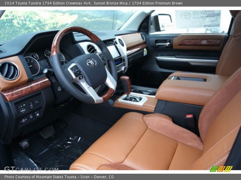 Sunset Bronze Mica / 1794 Edition Premium Brown 2014 Toyota Tundra 1794 Edition Crewmax 4x4