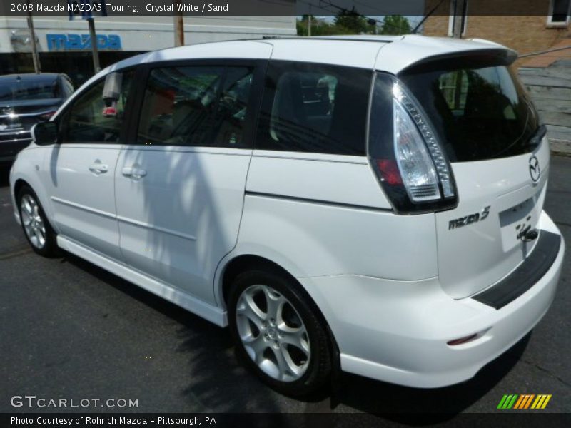 Crystal White / Sand 2008 Mazda MAZDA5 Touring