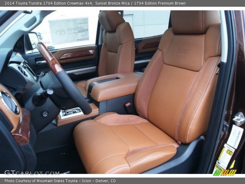 Sunset Bronze Mica / 1794 Edition Premium Brown 2014 Toyota Tundra 1794 Edition Crewmax 4x4
