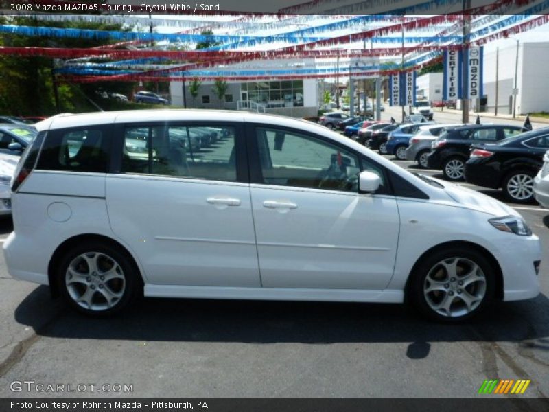 Crystal White / Sand 2008 Mazda MAZDA5 Touring