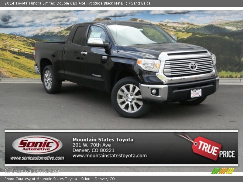 Attitude Black Metallic / Sand Beige 2014 Toyota Tundra Limited Double Cab 4x4