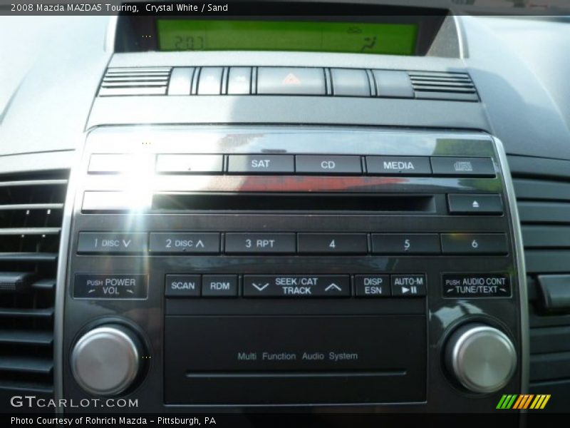 Crystal White / Sand 2008 Mazda MAZDA5 Touring